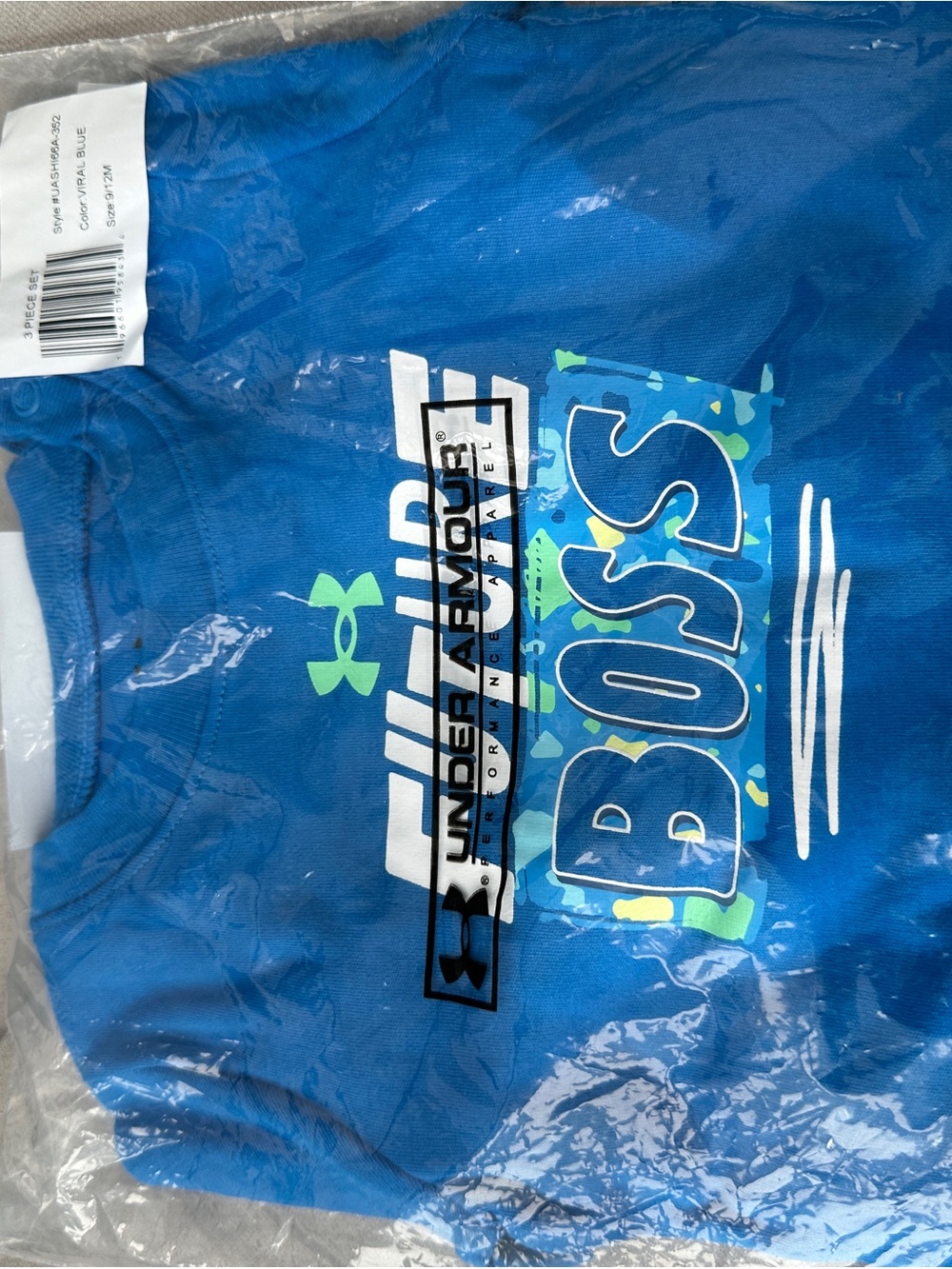 Under Armour Bright Blue Boys 'BOSS' Athletic Shorts